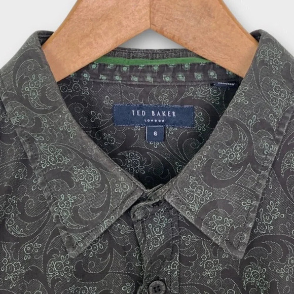 Ted  Baker Floral Printed Shirt - Picture 3 of 8